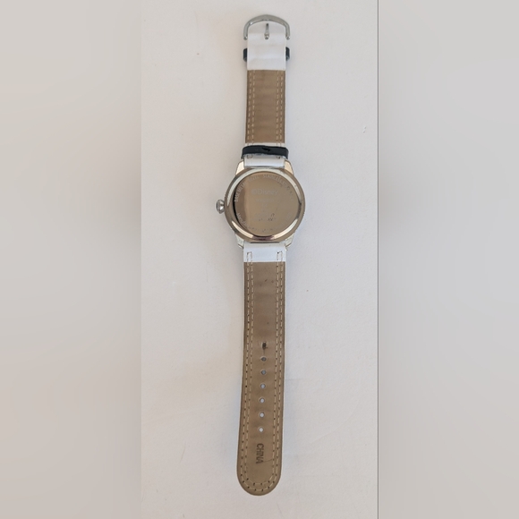 Disney Mickey Mouse Watch Pink Comic Strap Japan Movement Working New Battery main image 2